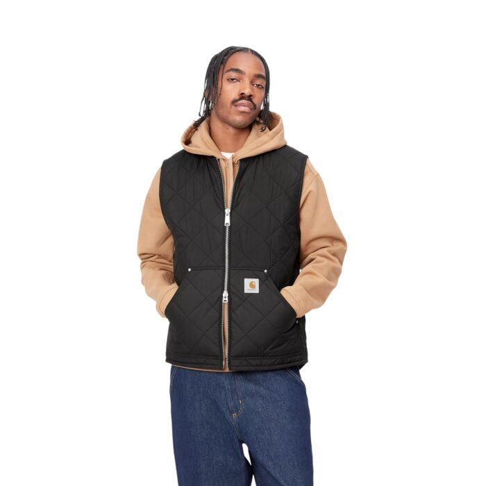 CARHARTT WIP MYTON VEST LINER BLACK - Image 3