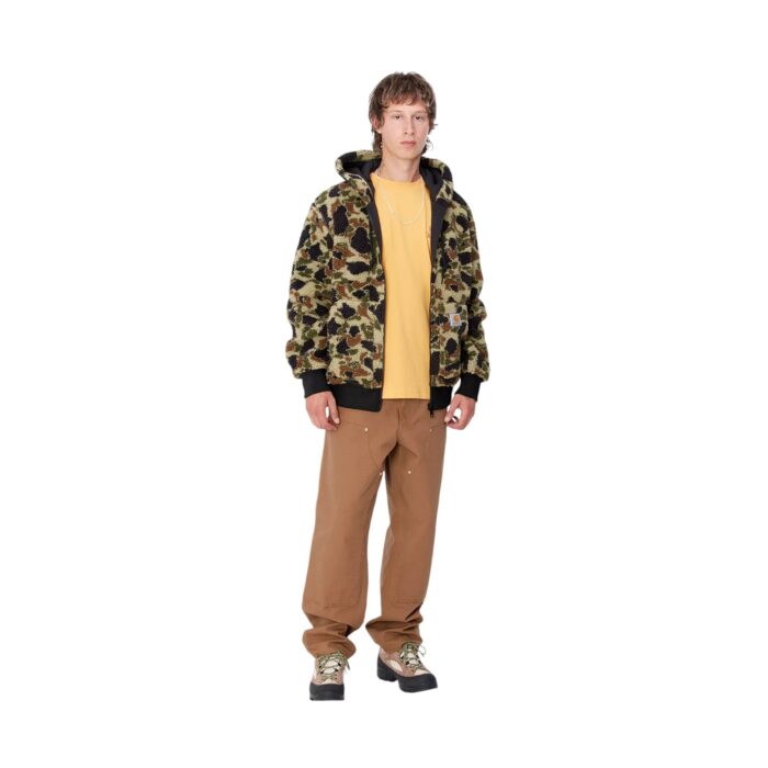 CARHARTT WIP OG ACTIVE LINER JACKET CAMO DUCK JACQUARD GREEN - Image 5