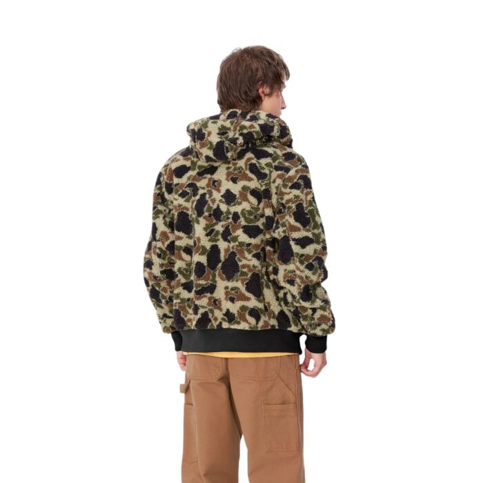 CARHARTT WIP OG ACTIVE LINER JACKET CAMO DUCK JACQUARD GREEN - Image 4