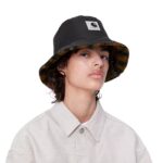 CARHARTT WIP ORLA BUCKET HAT CAMO LEO JACQUARD TAMARIND BLACK - Image 6