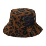 CARHARTT WIP ORLA BUCKET HAT CAMO LEO JACQUARD TAMARIND BLACK