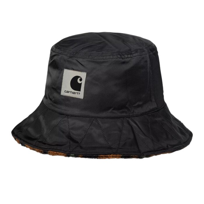 CARHARTT WIP ORLA BUCKET HAT CAMO LEO JACQUARD TAMARIND BLACK - Image 3