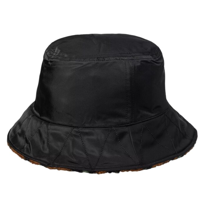 CARHARTT WIP ORLA BUCKET HAT CAMO LEO JACQUARD TAMARIND BLACK - Image 4