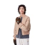 CARHARTT WIP ORLA MITTEN CAMO LEO JACQUARD TAMARIND BLACK - Image 3