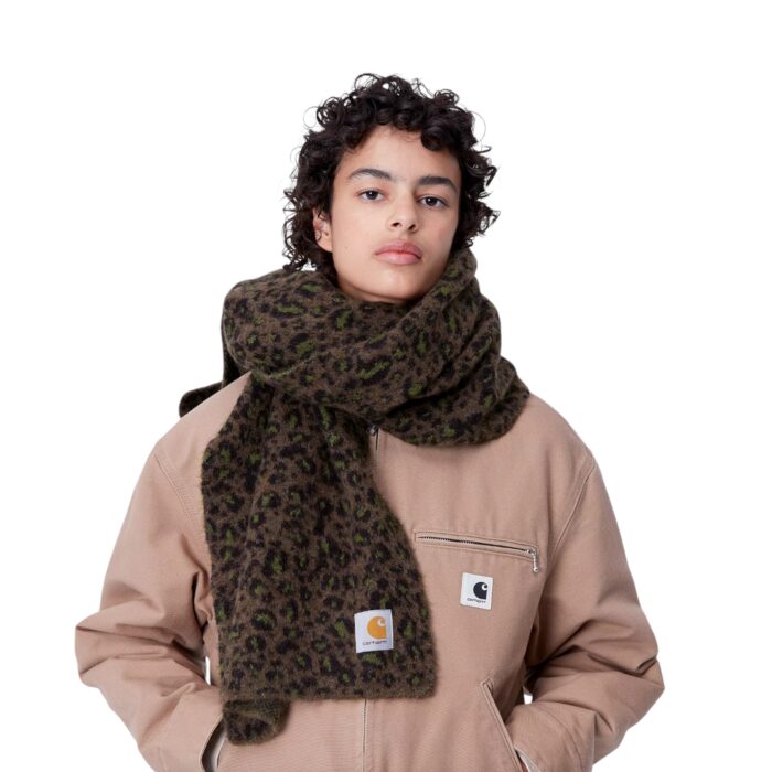 CARHARTT WIP PALMER SCRAF CAMO LEO JACQUARD TAMARIND - Εικόνα 2
