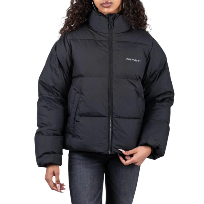 CARHARTT WIP W SPRINGFIELD JACKET BLACK MISTY GREY - Image 3