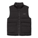 CARHARTT WIP SPRINGFIELD VEST JACKET BLACK MISTY GREY