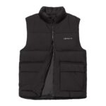 CARHARTT WIP SPRINGFIELD VEST JACKET BLACK MISTY GREY - Image 4