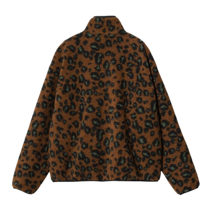 CARHARTT WIP W ELLIOT HIGH NECK LINER CAMO LEO JACQUARD TAMARIND BLACK - Image 2
