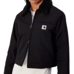 CARHARTT WIP W NEWKIRK JACKET BLACK CAMO LEO TAMARIND - Image 3