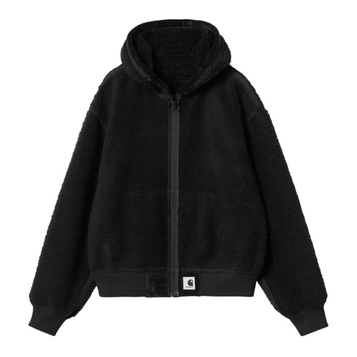 CARHARTT WIP W OG ACTIVE SWEAT JACKET BLACK - Image 3