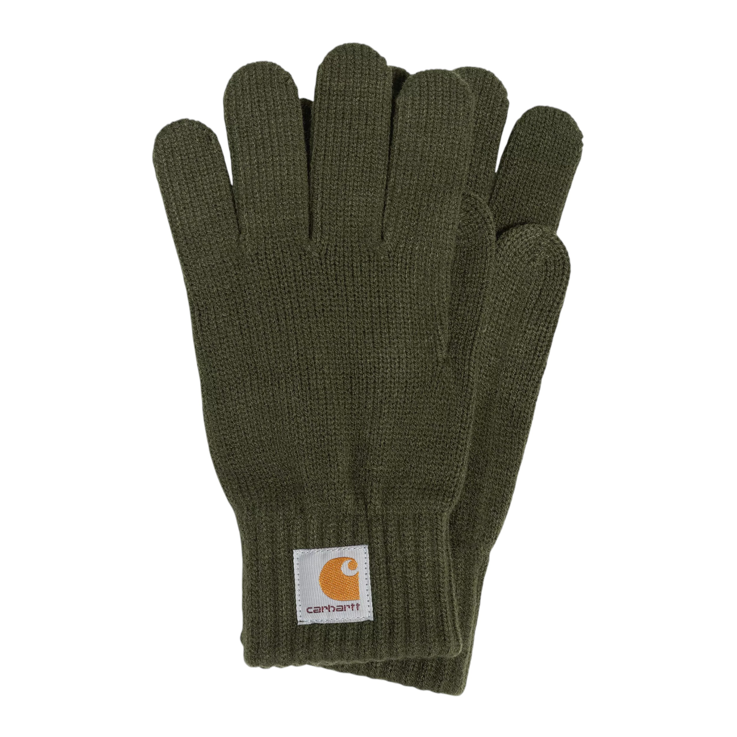 CARHARTT WIP WATCH GLOVES OFFICE GREEN 2TEM S-M 2TEM M-L 2TEM L-XL I021756-666-XX 29E-Photoroom