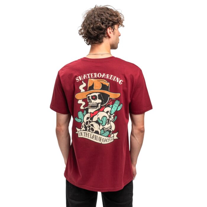 CIRCA CACTUS STATE T-SHIRT BURGUNDY - Image 2