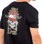 CIRCA CRESCIT EUNDO T-SHIRT BLACK - Image 4