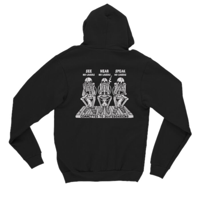 CIRCA WISE SKULLS HOODIE BLACK - Image 2