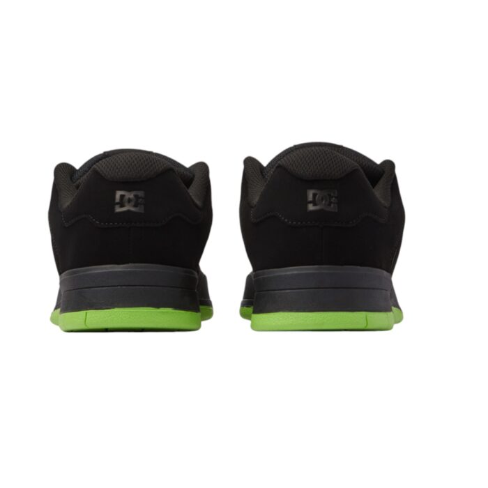 DC CENTRAL SHOES BLACK LIME GREEN - Image 4