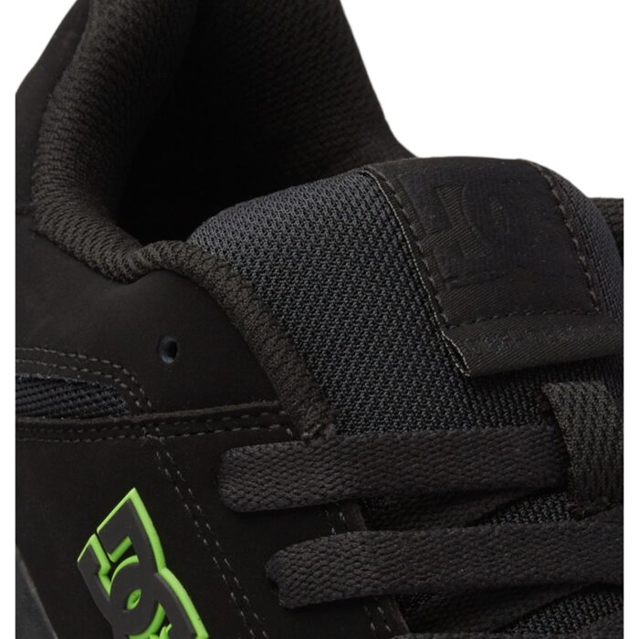 DC CENTRAL SHOES BLACK LIME GREEN - Image 5