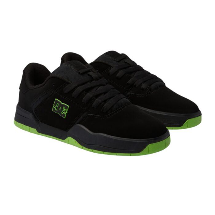DC CENTRAL SHOES BLACK LIME GREEN - Image 3