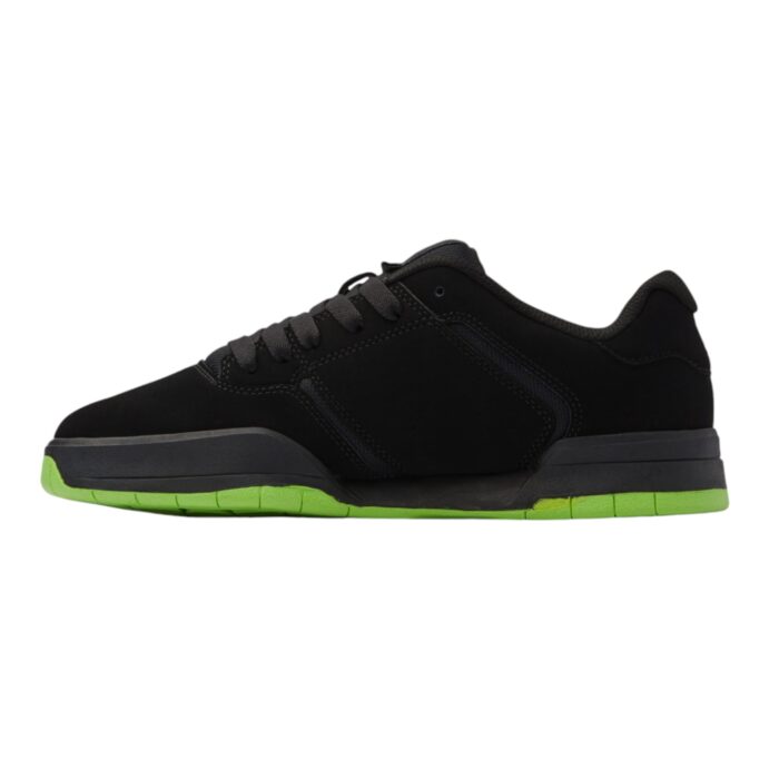 DC CENTRAL SHOES BLACK LIME GREEN - Image 2