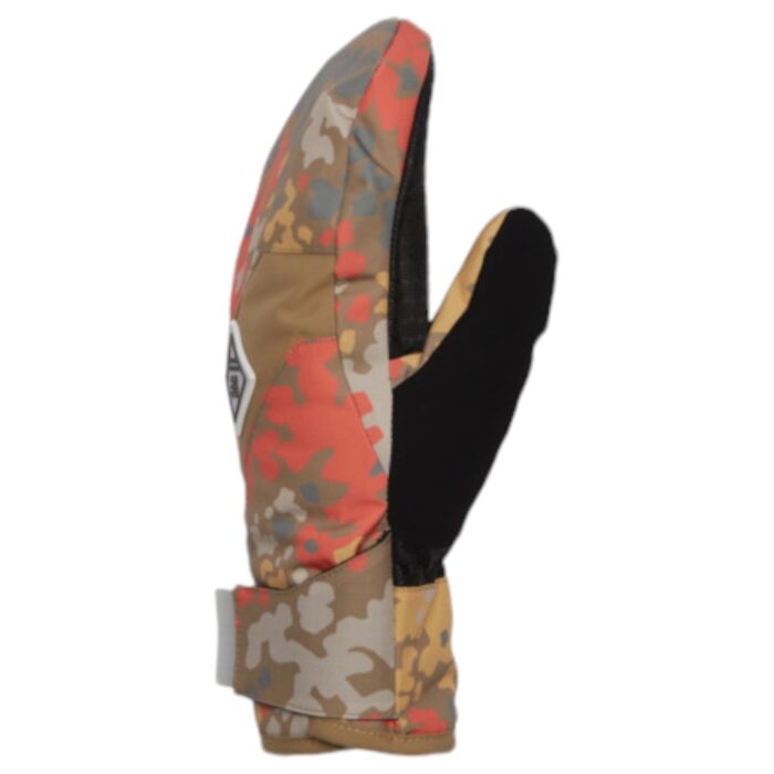 DC FRANCHISE WOMEN SNOW MITTENS FRACTAL CORAL - Image 3