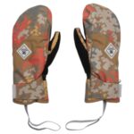 DC FRANCHISE WOMEN SNOW MITTENS FRACTAL CORAL - Image 4