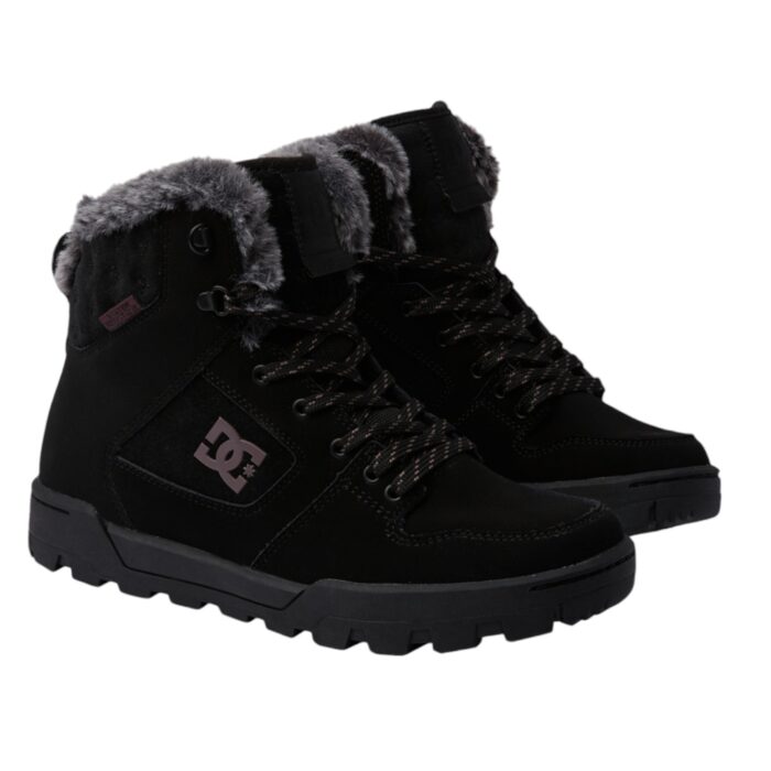 DC MANTECA 4 BOOT SHOES BLACK GRAPE - Image 8