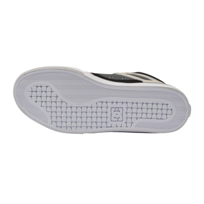 DC PURE HIGH TOP SHOES BLACK GREY BROWN - Image 8