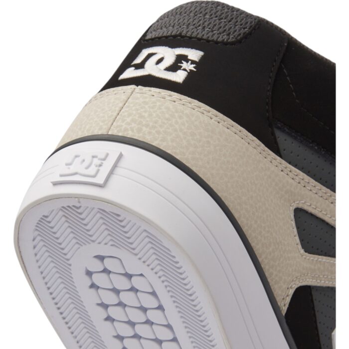 DC PURE HIGH TOP SHOES BLACK GREY BROWN - Image 7