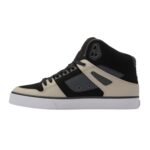 DC PURE HIGH TOP SHOES BLACK GREY BROWN - Image 2