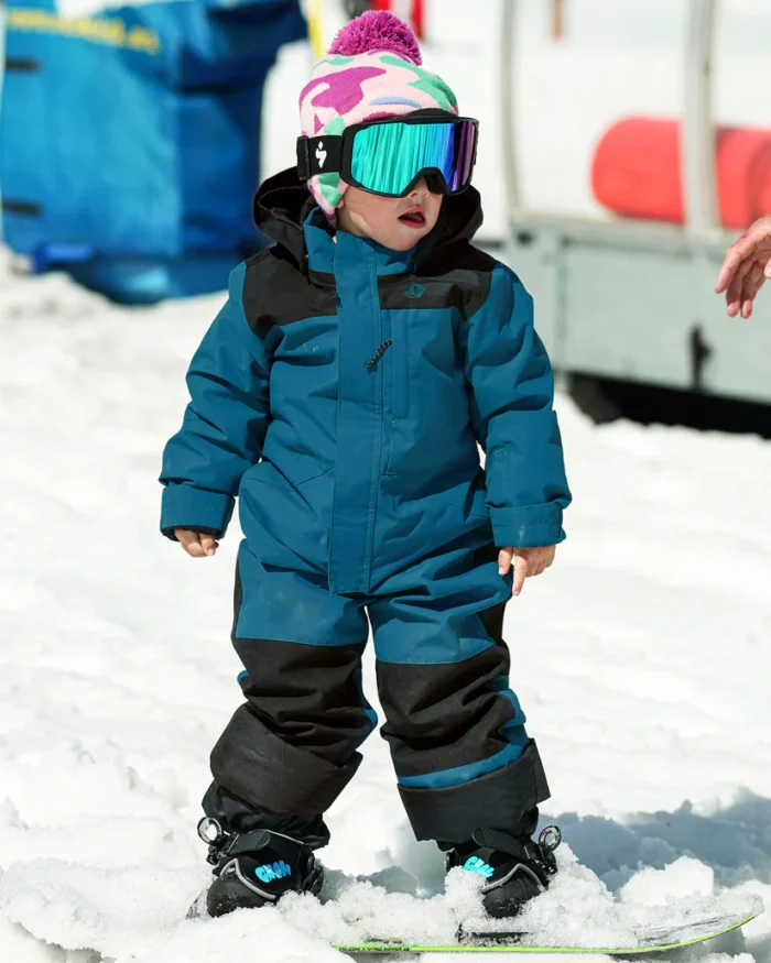 VOLCOM TODDLER ONE PIECE SNOWSUIT COBALT - Image 3