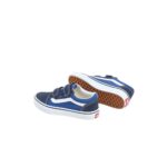 VANS KIDS OLD SKOOL VELCRO SHOES NAVY TRUE WHITE - Image 3