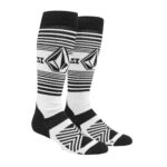 VOLCOM HORIZON WOOL BLEND OTC SNOW SOCKS WHITE