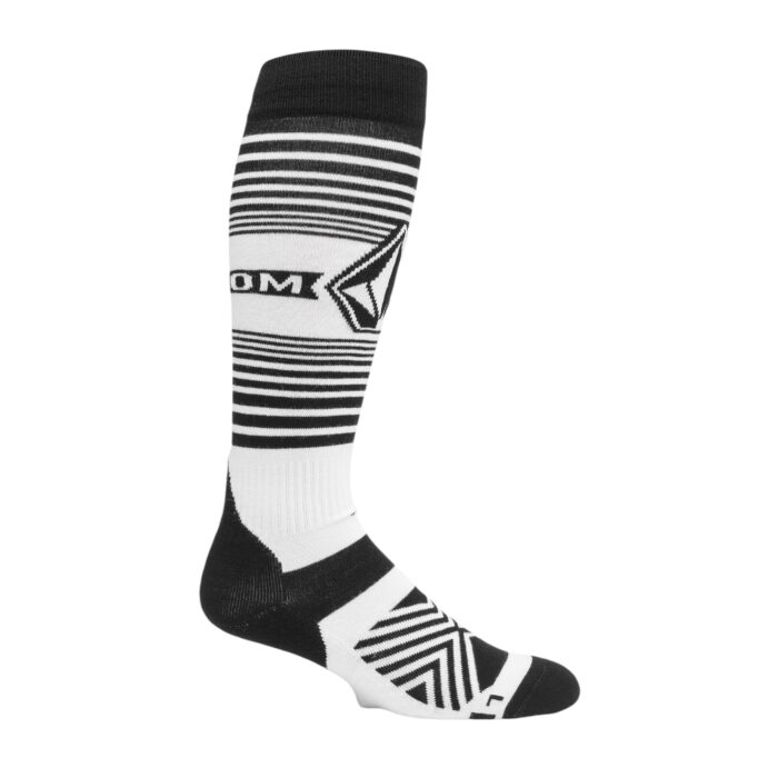 VOLCOM HORIZON WOOL BLEND OTC SNOW SOCKS WHITE - Image 2