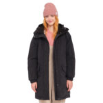 VOLCOM SLEEPI PUFF UP PARKA JACKET BLACK - Image 2