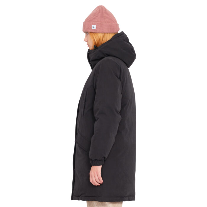VOLCOM SLEEPI PUFF UP PARKA JACKET BLACK - Image 3