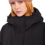 VOLCOM SLEEPI PUFF UP PARKA JACKET BLACK - Image 4