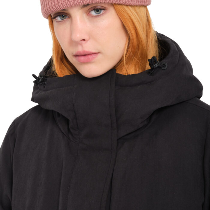 VOLCOM SLEEPI PUFF UP PARKA JACKET BLACK - Image 4