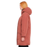 VOLCOM SLEEPI PUFF UP PARKA JACKET CHESTNUT BROWN - Image 3