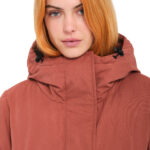 VOLCOM SLEEPI PUFF UP PARKA JACKET CHESTNUT BROWN - Image 4
