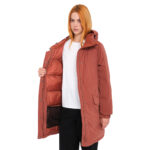 VOLCOM SLEEPI PUFF UP PARKA JACKET CHESTNUT BROWN - Image 6