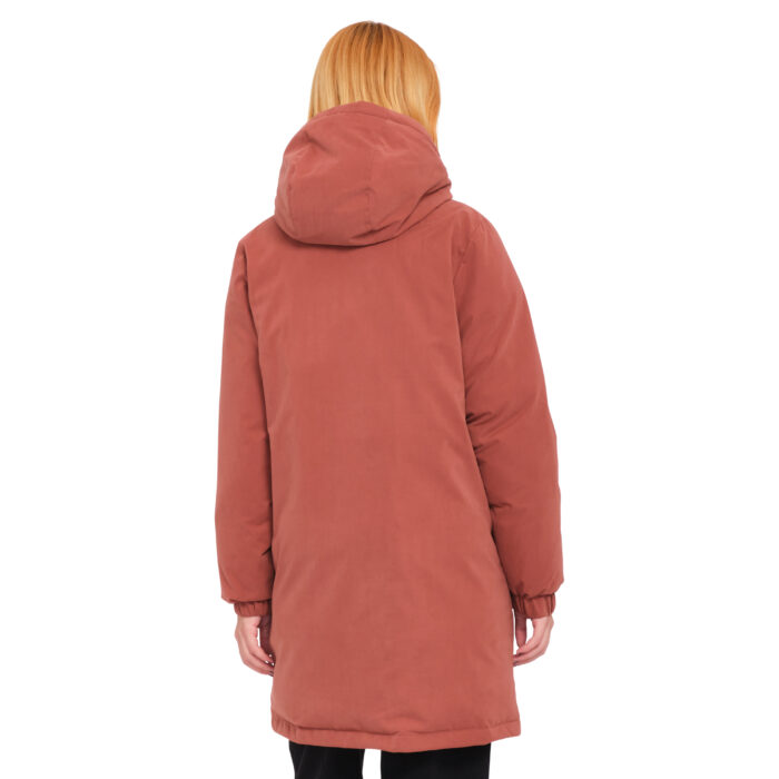 VOLCOM SLEEPI PUFF UP PARKA JACKET CHESTNUT BROWN - Image 7