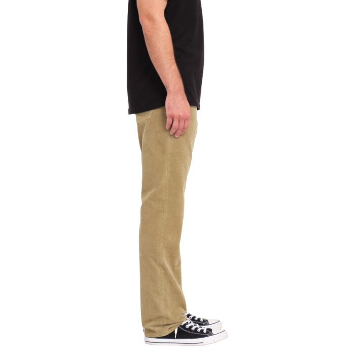 VOLCOM SOLVER 5 CORD PANT KHAKI - Image 3
