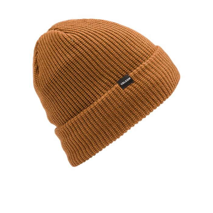 VOLCOM SWEEP LINED BEANIE CARAMEL - Image 2