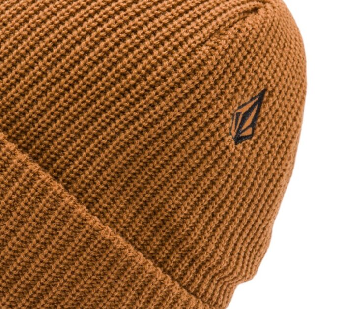 VOLCOM SWEEP LINED BEANIE CARAMEL - Image 3