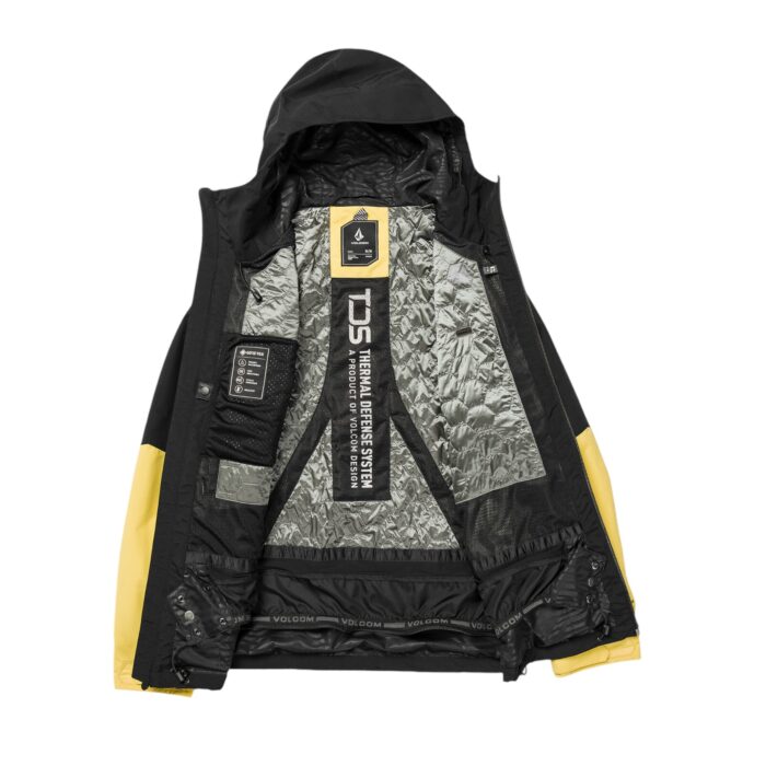 VOLCOM TDS 2L GORE-TEX SNOW JACKET DARK YELLOW - Image 9