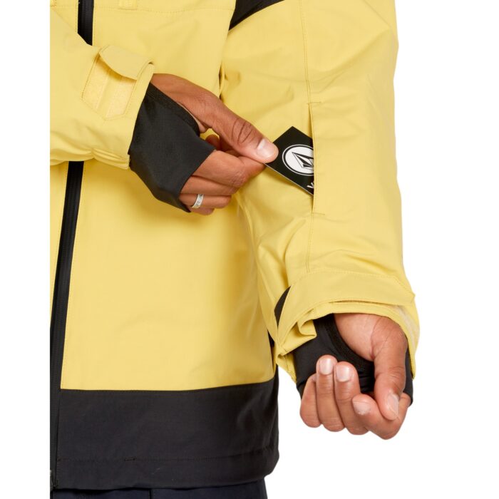 VOLCOM TDS 2L GORE-TEX SNOW JACKET DARK YELLOW - Image 5