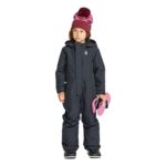 VOLCOM TODDLER ONE PIECE SNOWSUIT BLACK - Image 3