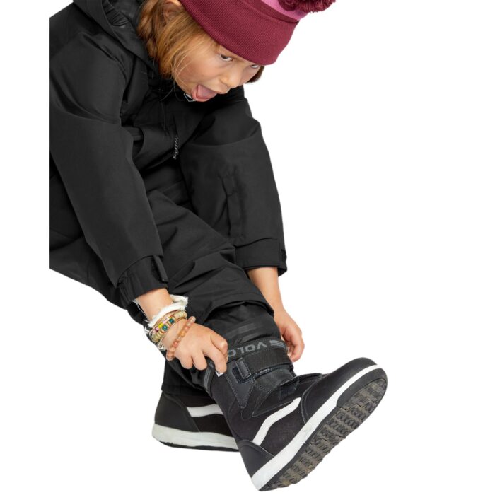 VOLCOM TODDLER ONE PIECE SNOWSUIT BLACK - Image 7