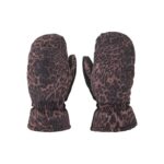 VOLCOM UPLAND WOMEN SNOW MITTENS LEOPARD