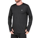 VOLCOM V-SCIENCE CREW BASE LAYER TOP BLACK